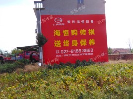 勉县墙体广告影响褪色的因素