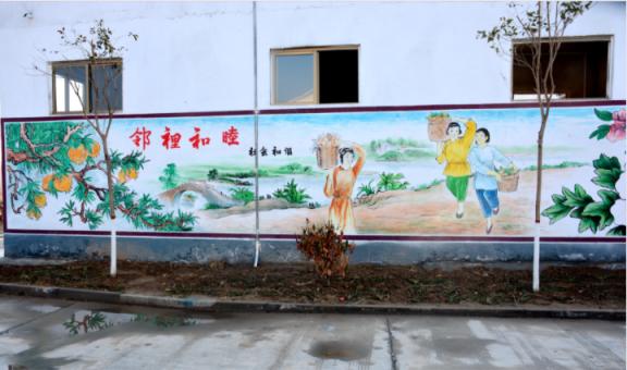 勉县乡镇文化墙 乡风文明焕发新活力