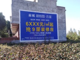 勉县墙体广告的好处