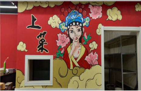 勉县墙体彩绘的发展和应用