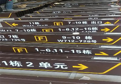 勉县广告标识中，常见的几种安装方式。