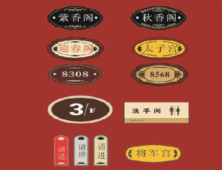 勉县门牌设计制作三要素。